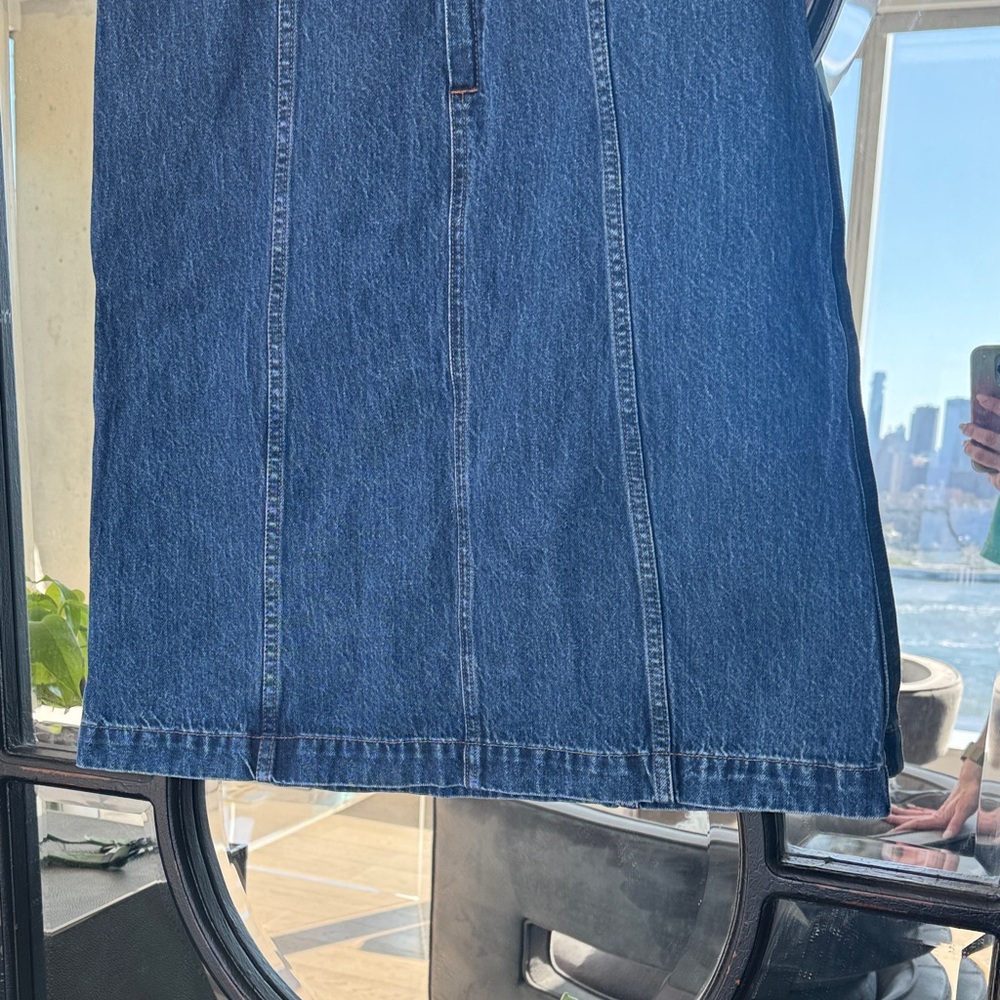 Madewell Light Blue Denim Pinafore - Picture 8 of 9
